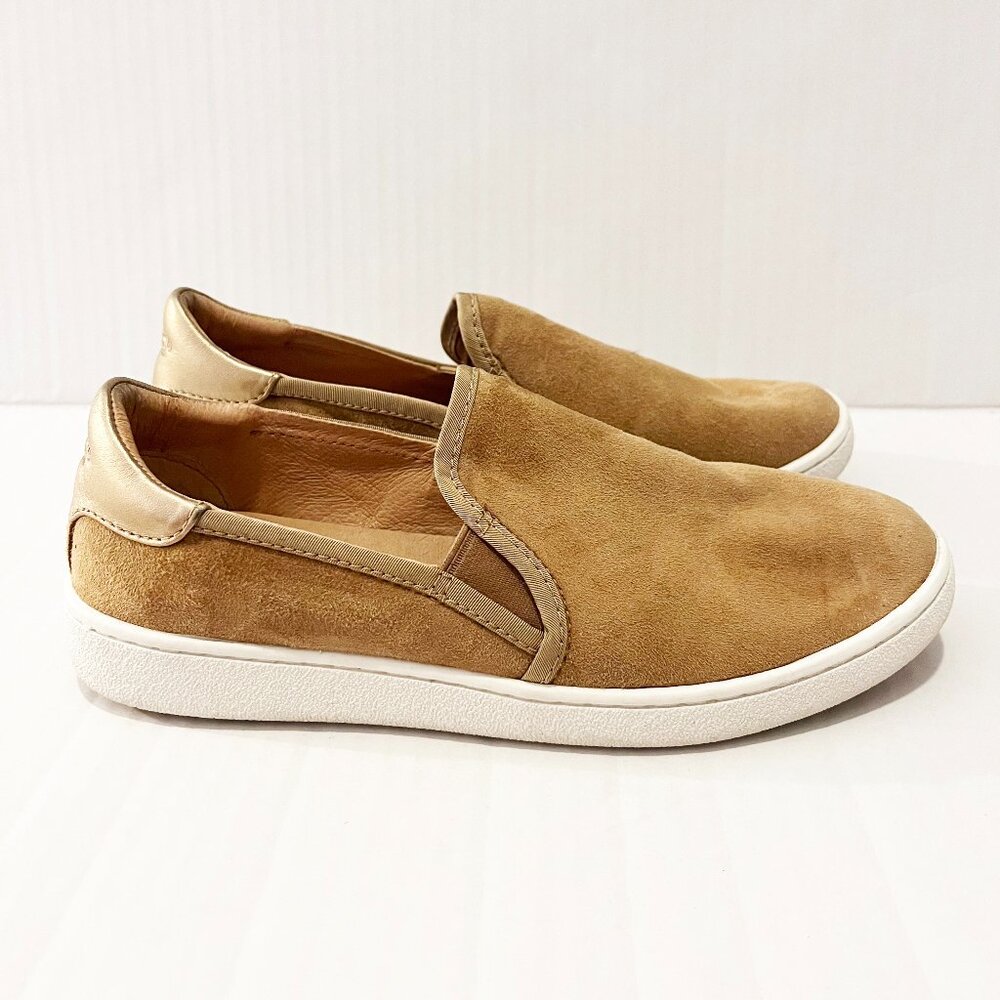 Ugg suede slip ons